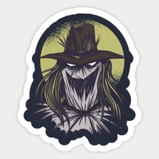 Creepy Scarecrow Sticker